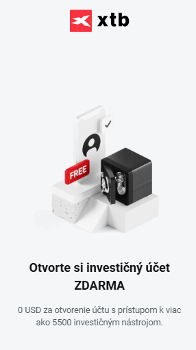 Otvorte si účet na XTB zdarma