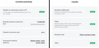 Transparentné poplatky na XTB