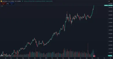 Zlato prekonáva nové maximum