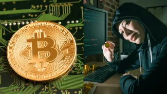 Bitcoin a zhabanie 61 000 mincí