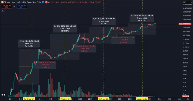 Bitcoin stále neporušil halvingové cykly