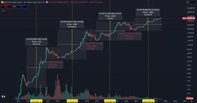 Bitcoin zatiaľ dodržuje halvingové cykly