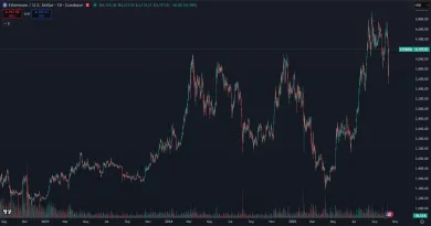 Cena kryptomeny Ethereum v rastúcom trende
