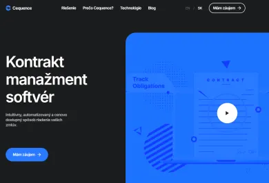 Domovská stránka Cequence