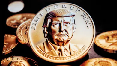 Donald Trump a jeho dolárová minca