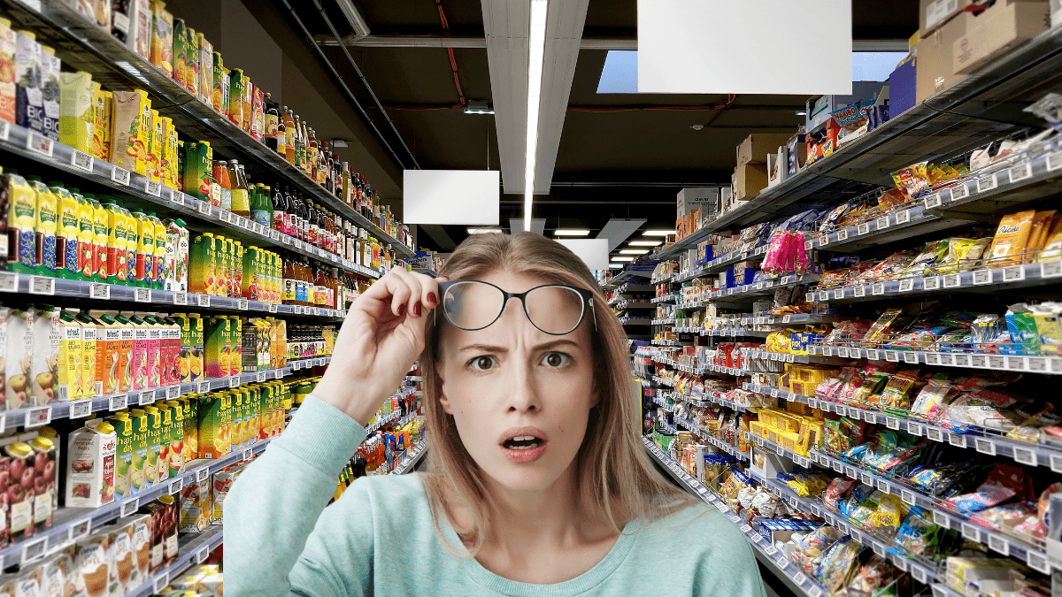 Falošná potravina v regáloch obchodov