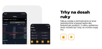 Mobilná aplikácia BITmarkets