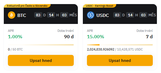 Ponuky programu Reward Service