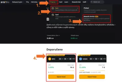 Postup ako sa zúčastniť akcie Bybit