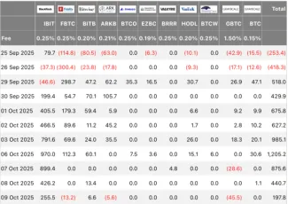Prílev kapitálu do bitcoinových ETF