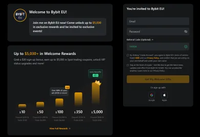 Registrujte sa na Bybit EU už dnes