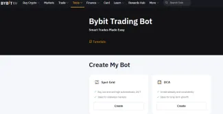 Sekcia kde nájdete trading botov od Bybit EU