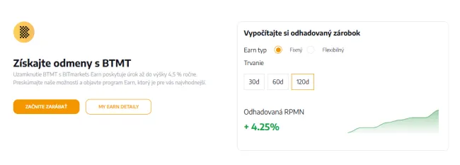 Zarábajte pasívny príjem 4,25 %