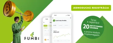 Získajte k registrácii 20 kryptomien zdarma