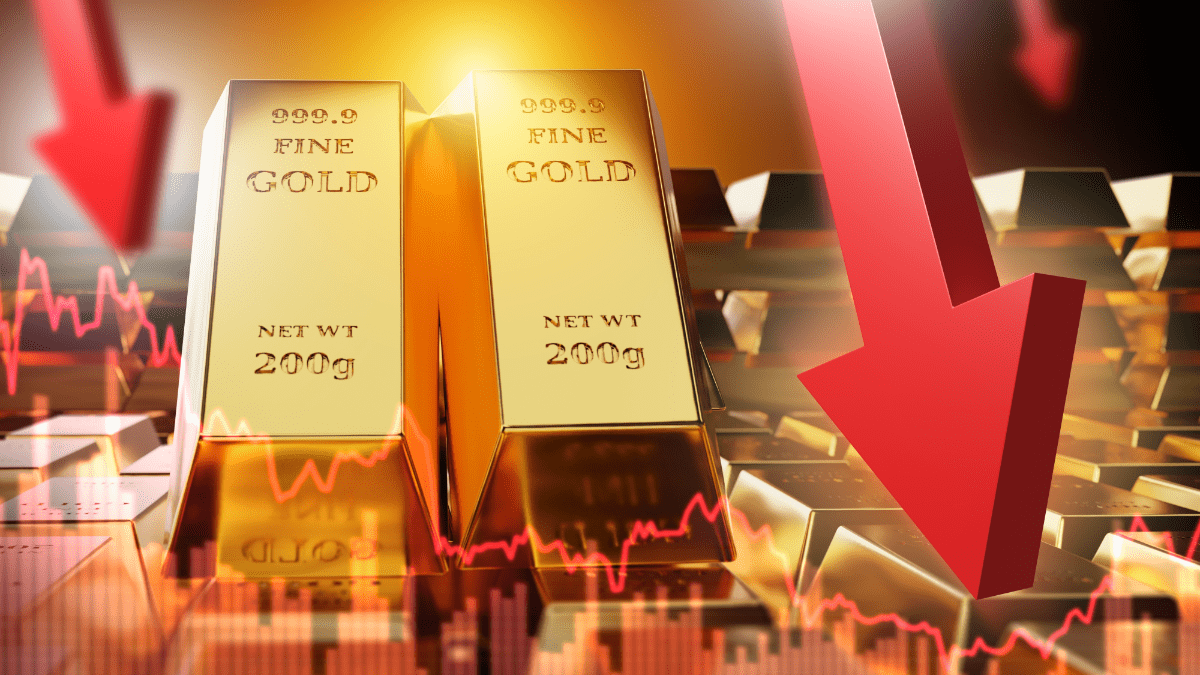 Zlato sa prepadlo na hodnote