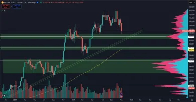 3 dôležité úrovne a Bitcoin