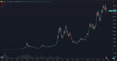 Ako dlhodobo rastie Bitcoin