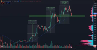 Bitcoin padá na 97 000 dolárov