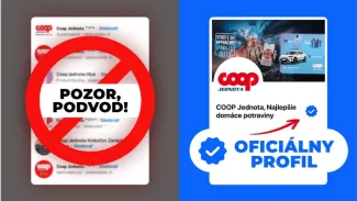 COOP Jednota upozorňuje na podvod