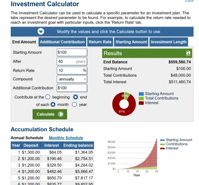 Investičná kalkulačka