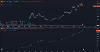 Kapitalizácia USDT verzus cena Bitcoinu