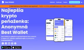 Kryptopeňaženka Best Wallet je dostupná na stiahnutie