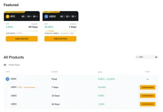 Unikátny staking USDC