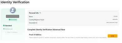 Verifikácia účtu na Bybit EU