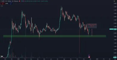 XRP sa odrazilo smerom nahor