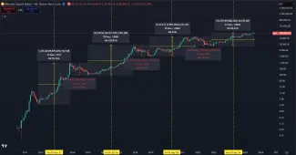 Bitcoin svojim cyklickým správaním ovplyvňuje kryptomeny