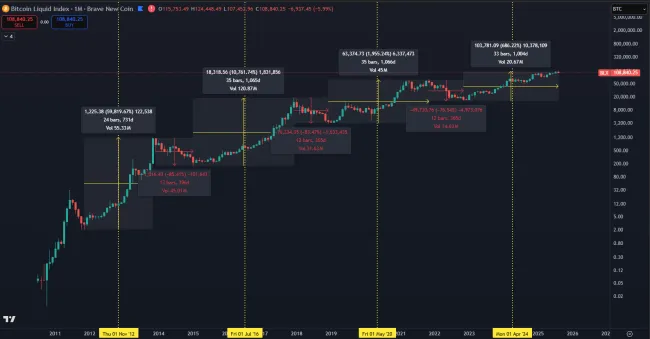 Bitcoin svojim cyklickým správaním ovplyvňuje kryptomeny