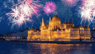 Budapešť je počas Silvestra čarovná