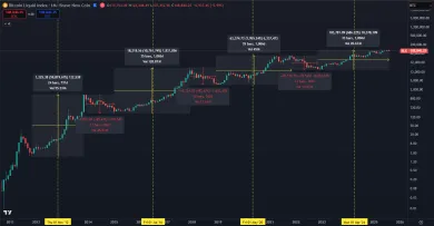 Dopad halvingov na cenu Bitcoinu