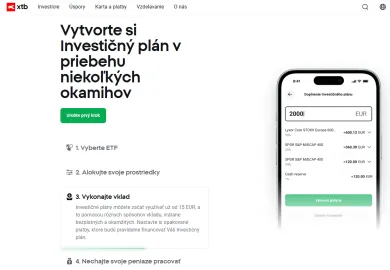 Investičný plán od XTB