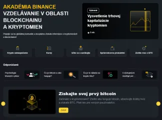Vzdelávajte sa s Binance Academy