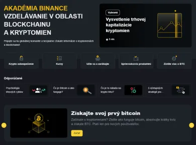 Vzdelávajte sa s Binance Academy