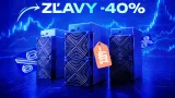 Zľavy 40 % na ASIC minery a ťažba kryptomien
