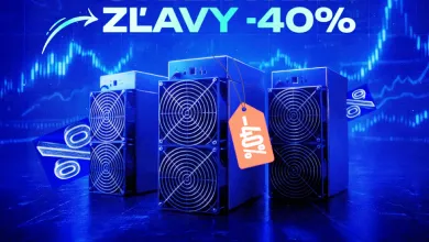 Zľavy 40 % na ASIC minery a ťažba kryptomien