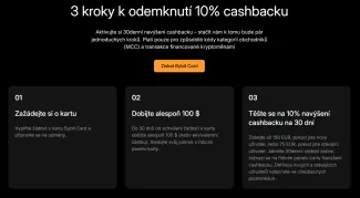Ako získať 10 % cashback