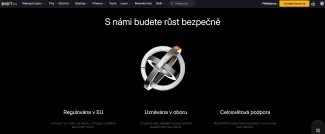 Domovská stránka Bybit EU