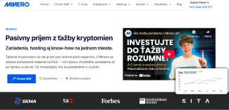 Domovská stránka Minero