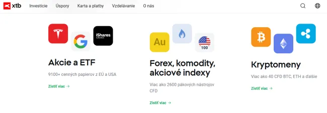 Investovanie s XTB
