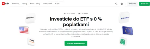 Investujte s XTB bez poplatkov