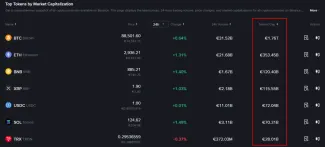 Kapitalizácia kryptomien