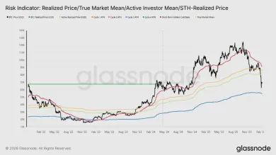 Bitcoin a kľúčové cenové metriky