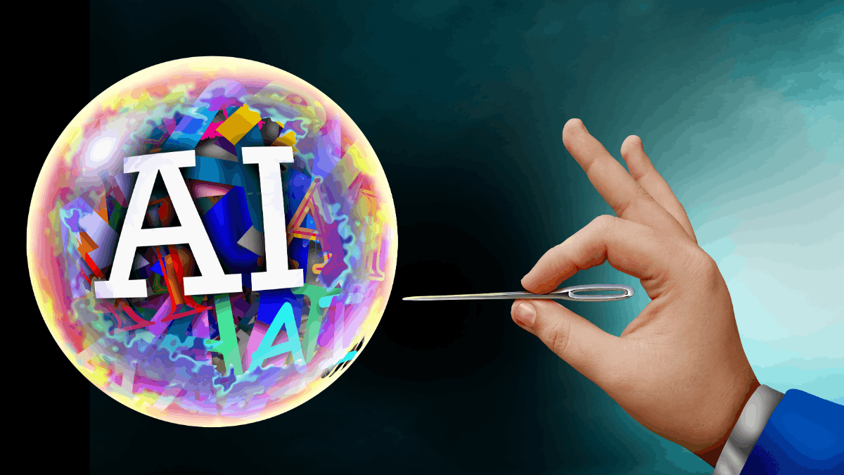 Bublina môže prasknúť