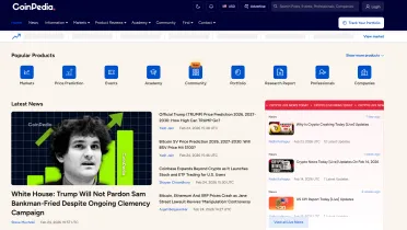 Domovská stránka Coinpedia