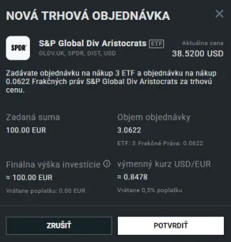 ETF dividendových aristokratov
