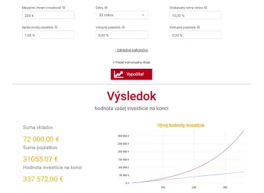 Investovanie s 1 percentom správcovského poplatku