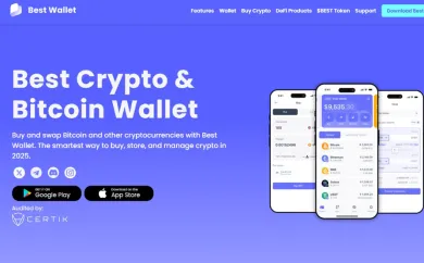 Kryptopeňaženka Best Wallet